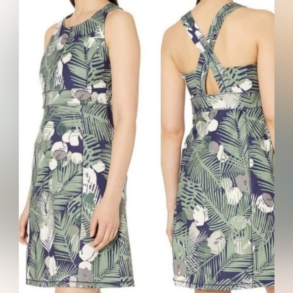 Royal Robbins Athletic Sleeveless Dress Palm Leaf - Picture 1 of 10